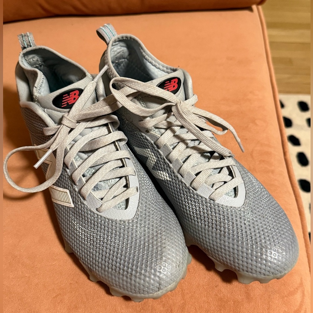 New Balance Light Gray Cleats
